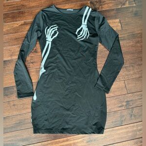 SHEIN Black Skeleton Dress
